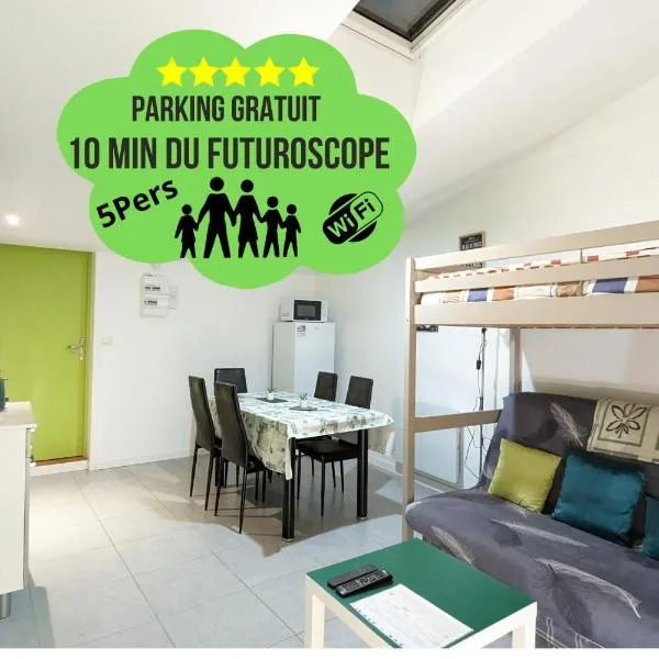 Appartement entier meublé à Beaumont proche Futuroscope et Poitiers Technopole, hotel di Vouneuil-sur-Vienne