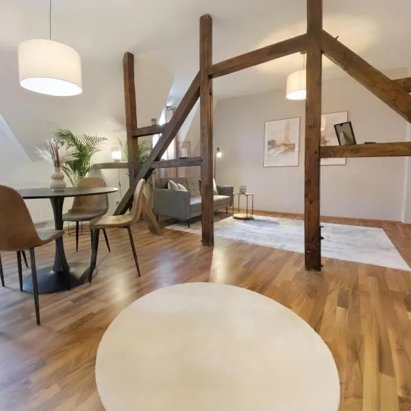 레클링하우젠에 위치한 호텔 MILPAU Recklinghausen1 - Modernes und zentrales Premium-Apartment mit Queensize-Bett, Netflix, Nespresso, Smart-TV und Privatparkplatz