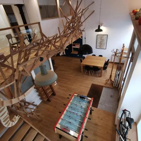 Ancien magasin type loft 145 m2 centre ville – hotel w mieście Boulogne-sur-Mer
