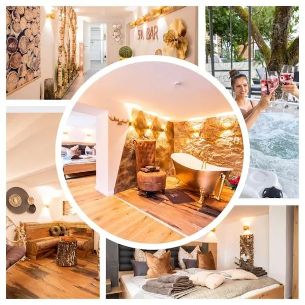 Chalet VitaSpa - Whirlpool & Sauna PrivatSpa, khách sạn ở Pegnitz