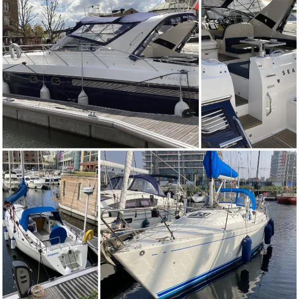 Entire Boat at St Katherine Docks 2 Available select using room options, hotel in London