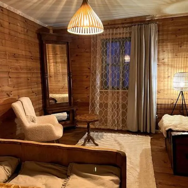 Drewniana chata nad stawem, hotel in Krasiczyn