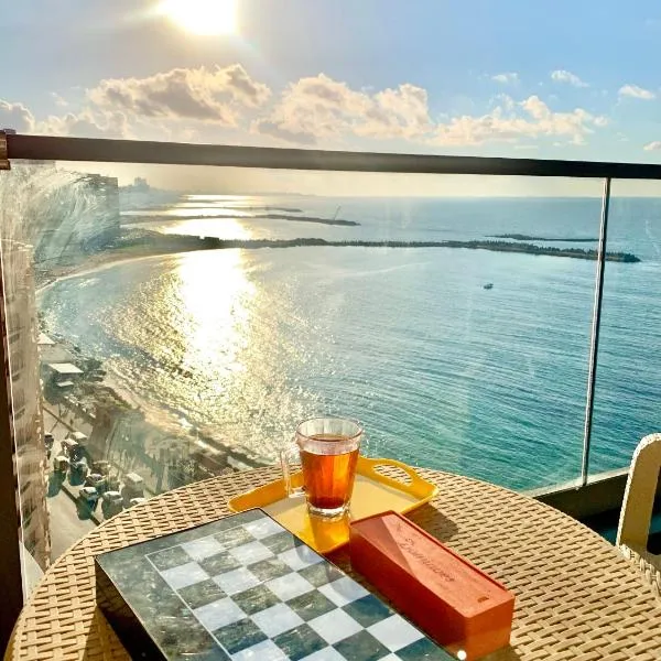 شقة فندقية فاخرة luxury apartment sea view, hotel in Alexandria