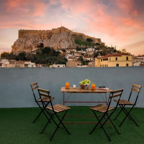 Plaka Apartment With Terrace View、アテネのホテル