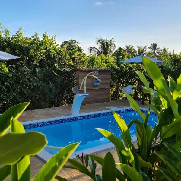 Piscina Aquecida, Jacuzzi, internet veloz, no centro de Serra Grande - Flat Terra - Vila Pitangueira
