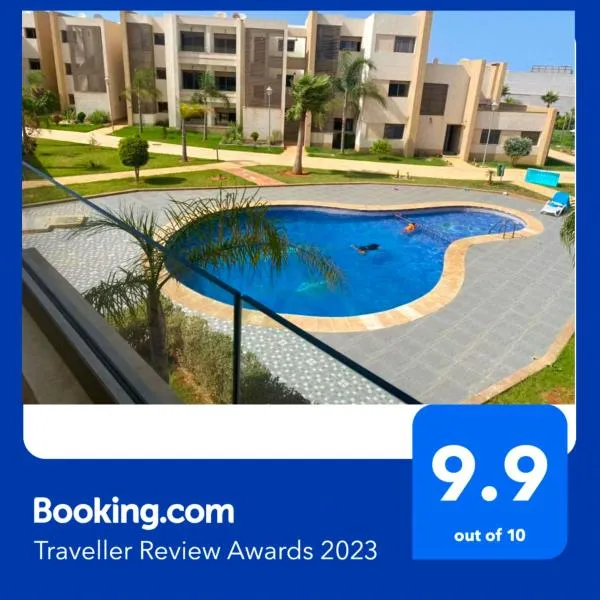 Appartement de LUXE Marina SAIDIA avec vue sur PISCINE Résidence TAMARIS, hotel u gradu 'Saïdia'