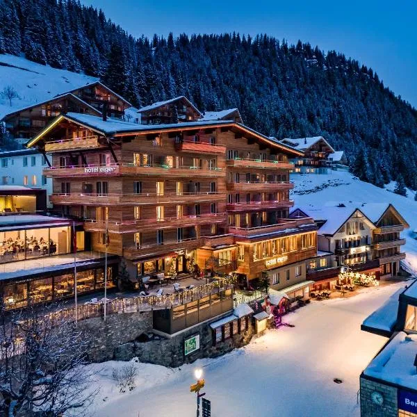 Eiger Mürren Swiss Quality Hotel, хотел в Мюрен