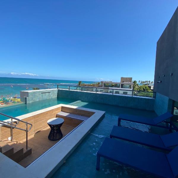 Flat à Beira Mar Com Varanda e Piscinas Naturais 308