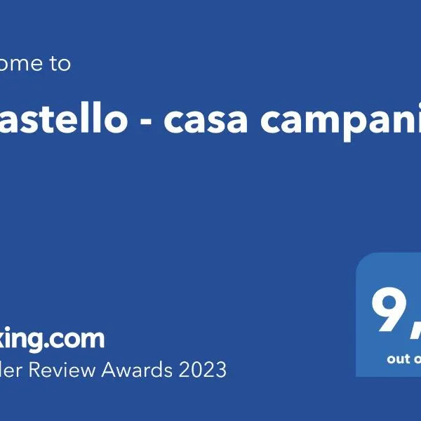 alcastello - casa campanile، فندق في Giglio Castello