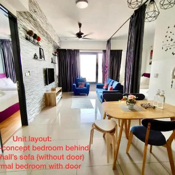 Tropicana 218 Macalister Netflix High Floor, hotel v destinaci George Town