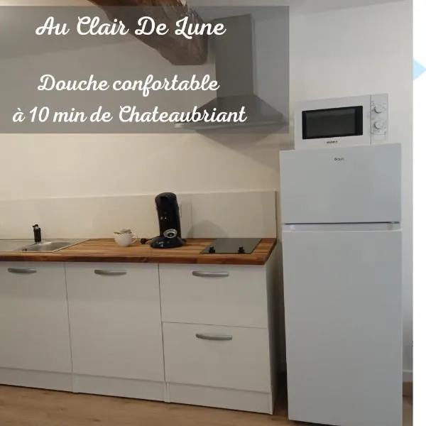 NEUF Au Clair De Lune - Dormir Comme A La Maison, hôtel à Saint-Julien-de-Vouvantes