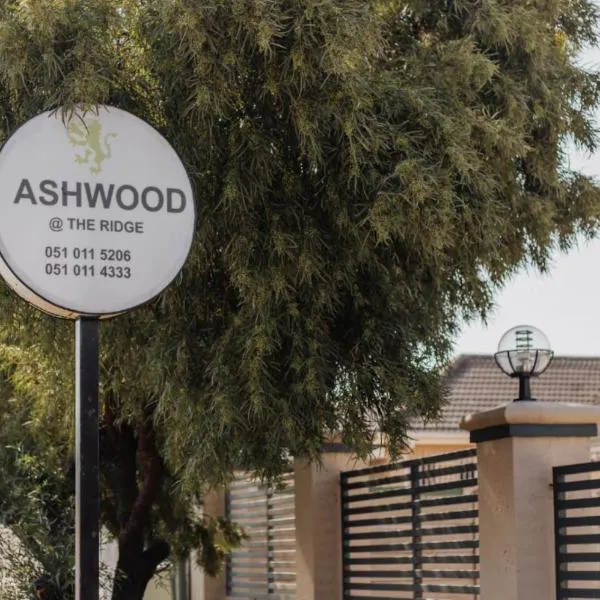 Ashwood The Ridge Boutique Hotel、ブルームフォンテーンのホテル