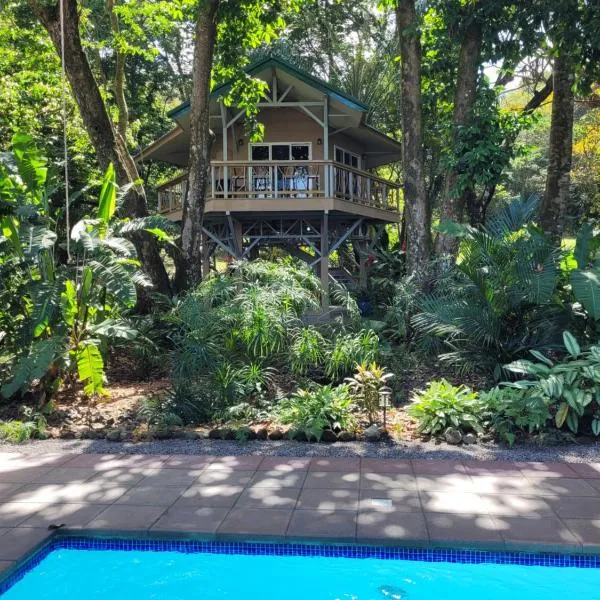 Treehouse La Hierba, Pavones, hotel v destinaci Pavones