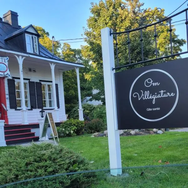 Om Villégiature, hotel v destinaci Saint-Laurent-de-l'ile d'Orleans
