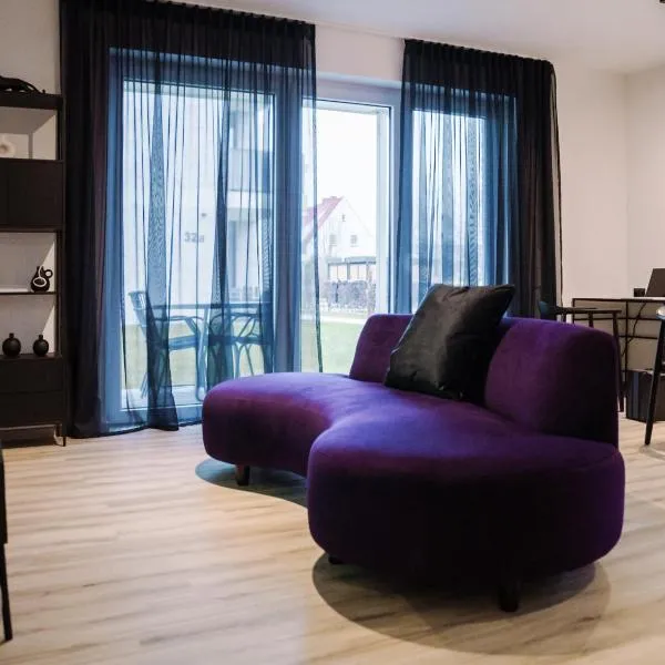 Lio Suite Deluxe Apartment Küche Terrasse Parken Netflix, viešbutis mieste Espelkampas-Mitvaldas