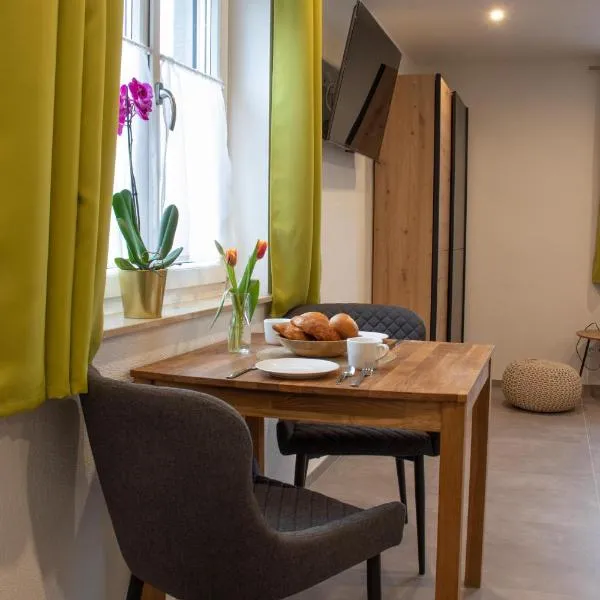 Apartment Alte Raiffeisenkasse Rothenburg ob der Tauber, hotel v destinaci Rothenburg ob der Tauber