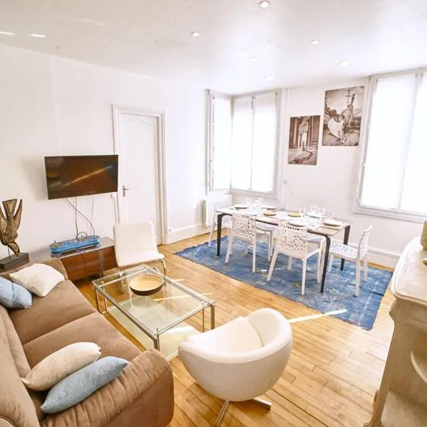 Etretat hyper centre - Gîte Le Chant des Sirènes - 3 chambres, hotel in Étretat