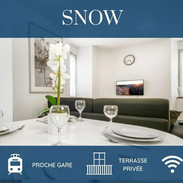 HOMEY SNOW - Proche Gare - Balcon privé - Wifi, hotel i La Roche-sur-Foron