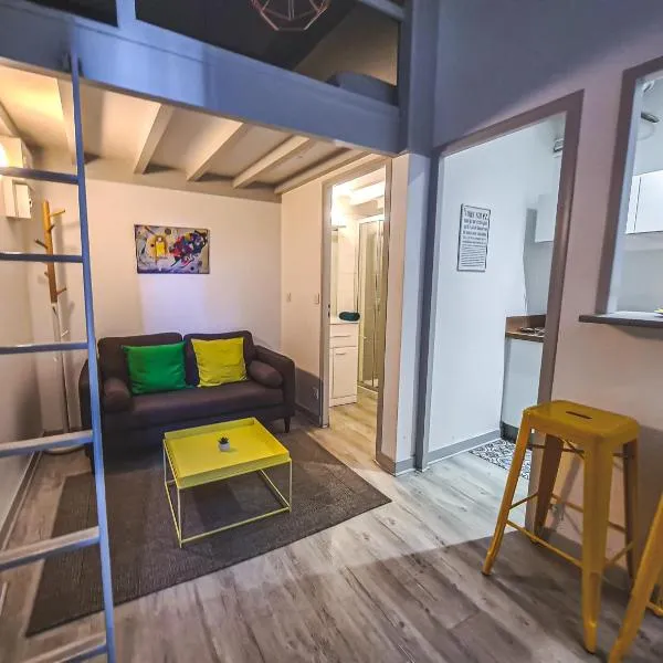 Yellow Studio - Poitiers Coeur de ville, hôtel à Poitiers