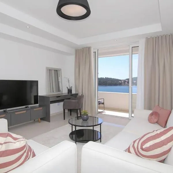 Seaside Apartment M Zaton 5 - Sea View & Parking, hotel v destinaci Zaton