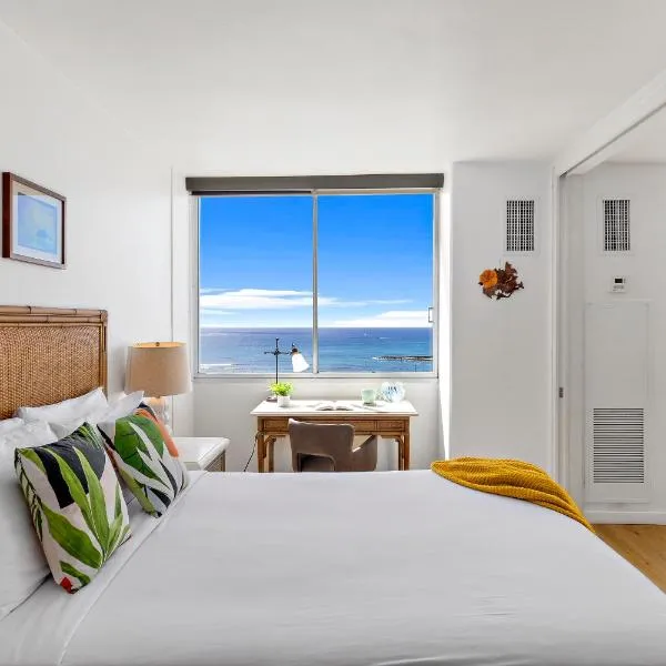 Ilikai Marina 1BR Condo, Ocean View Haven, hotell i Honolulu