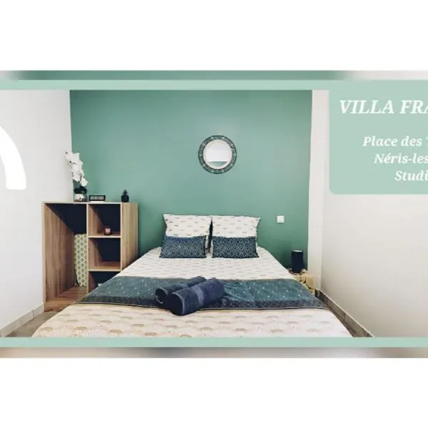 Villa François - superbe T1 - D au pied des Thermes de Néris - Wifi avec fibre, hotel in Néris-les-Bains