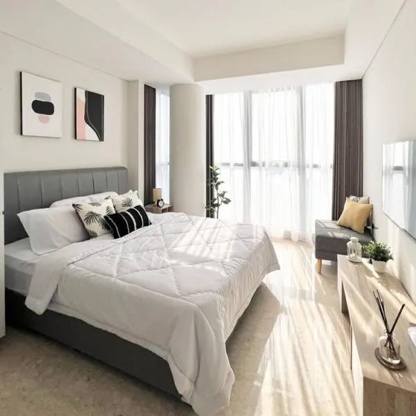 Stylish Seaview 3 BR Condo at PIK、ジャカルタのホテル