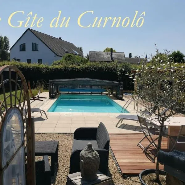 Gîte du Curnolo 3* pour 4/6pers avec spa, piscine、ナミュールのホテル