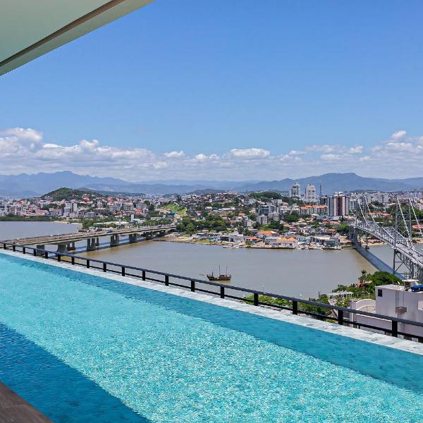 Piscina no Rooftop com Vista Mar | Foodhall | WI-FI 200MB #TopTower