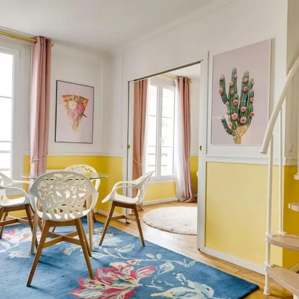 Duplex Moderne Cosy - Proche Porte d'Italie - Parking, hotel in Le Kremlin-Bicêtre
