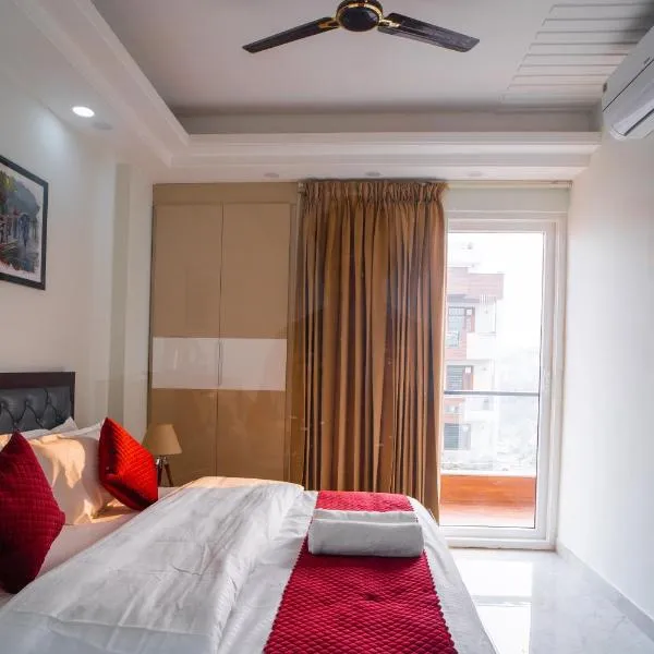 The Lodgers 1 BHK Serviced Apartment Golf Course Road Gurgaon, hotel v destinaci Gurgáon