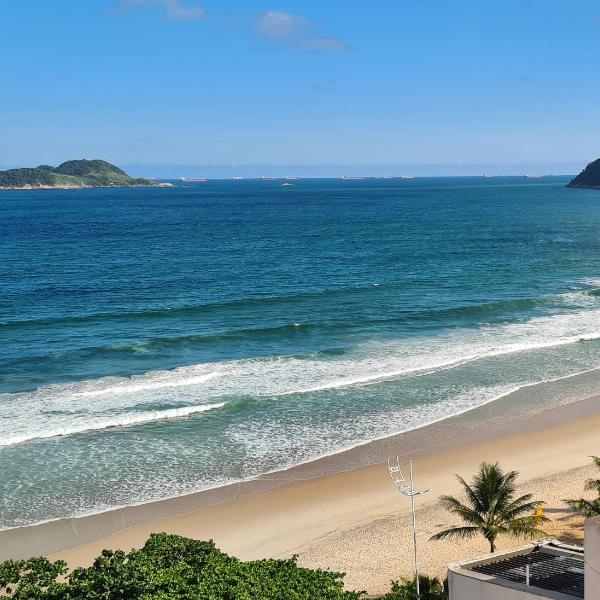 Cobertura Luxuosa, pe na areia - Exclusividade na Praia do Tombo, Guarujá, a Mais Premiada com Bandeira Azul no Brasil - Foto 5