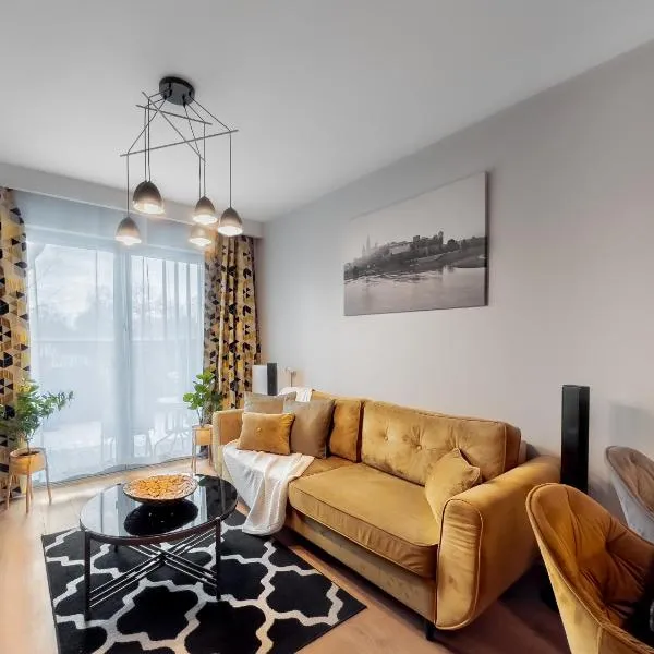 Apartament z dużym tarasem w centrum Krakowa, hotel in Krakau
