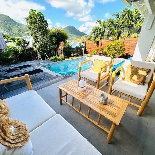 Villa Essentielle, cozy vacation home 3 bedrooms and pool!, hotel in Cul de Sac