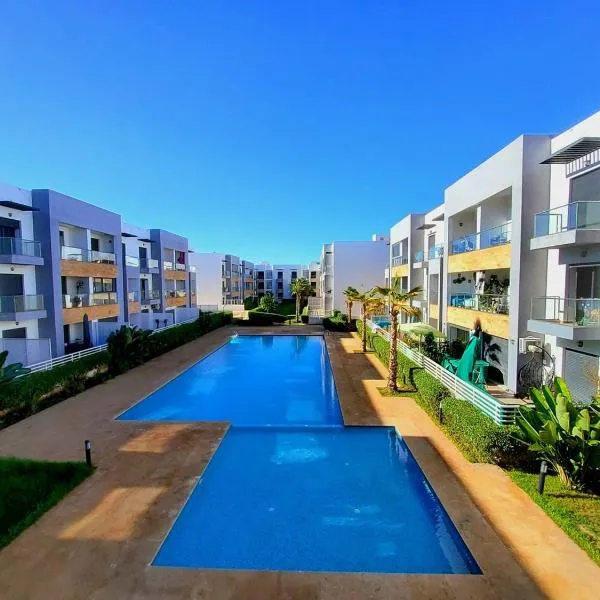 Ocean Palm Aρραrt Pοοl Vieω, hotel in Casablanca
