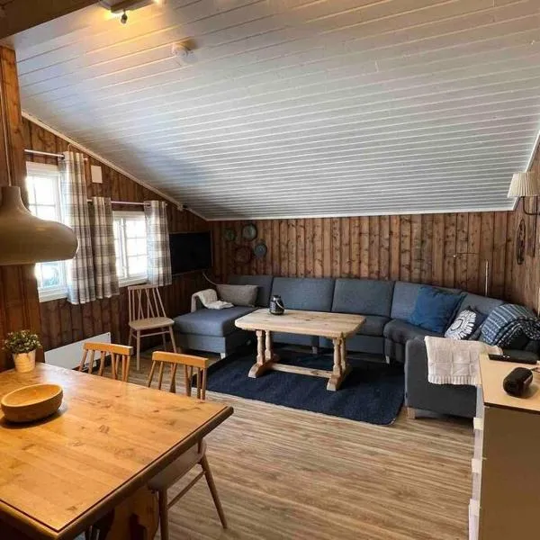 Koselig hytte med uteplas ved Hallingdalselva, hotel din Al