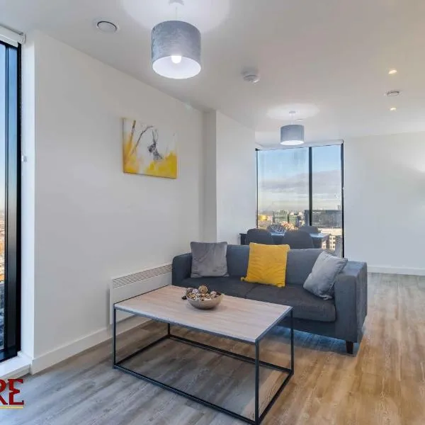 Stylish 2 Bed Apartment on Broad Street!、バーミンガムのホテル