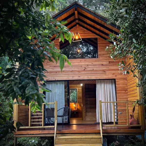 Vital Ecohotel Cabañas, hotel in Guarne