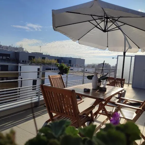 Parc EXPO prte d'orléans ORLY CDG Terrasse parking – hotel w mieście Bagneux