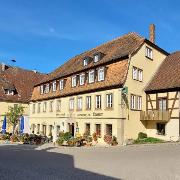 Schwarzes Lamm, hotel v destinaci Rothenburg ob der Tauber