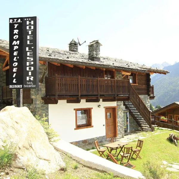 Residence Trompe-L'oeil, hotel v destinaci Champoluc