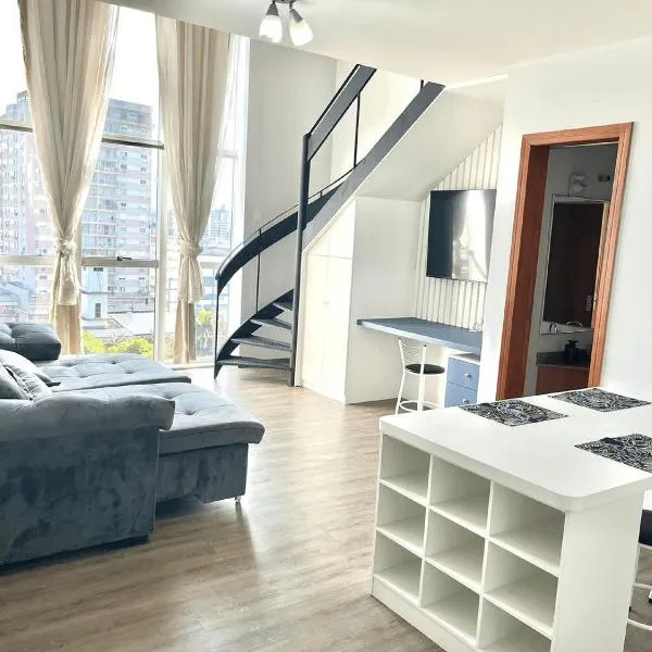 Saint Sebastian Flat 506 - Com Hidro! até 4 pessoas, Duplex, no centro, viešbutis mieste Guaramirim