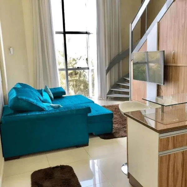 Saint Sebastian Flat 206 - Com Hidro! até 4 pessoas, Duplex, no centro, hotel v destinaci Jaraguá do Sul