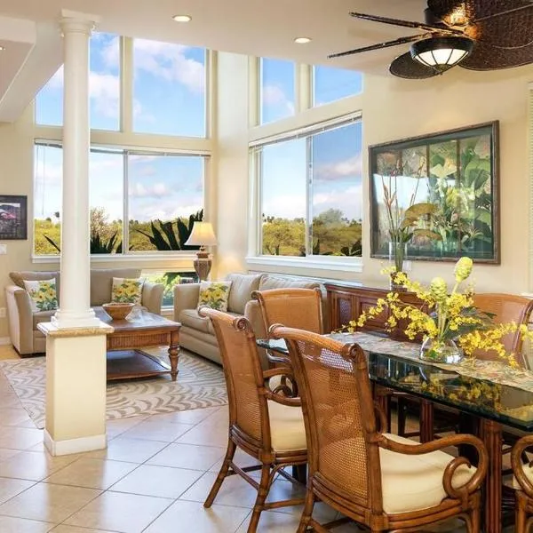 Mauna Lani Palm Villas H-4 Amazing View Corner Unit, hotel v destinaci Waikoloa