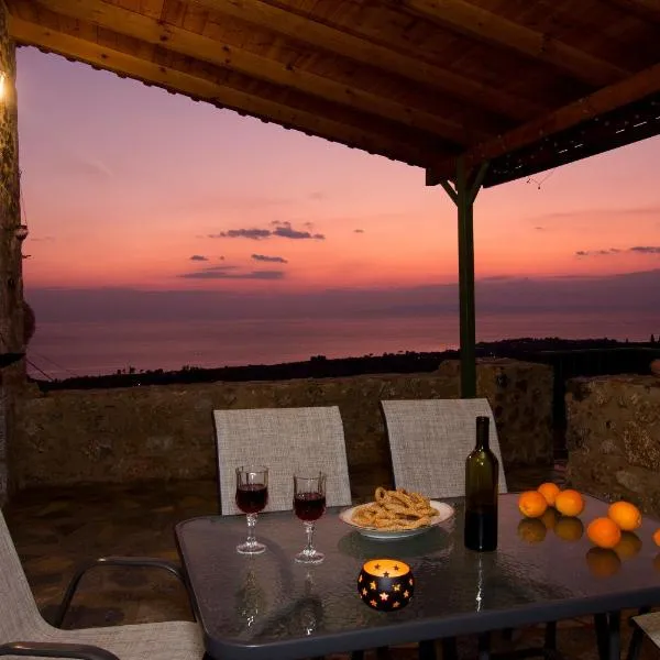 Stavroulas Stone House in Rigklia, Messinia, hotel in Riglia