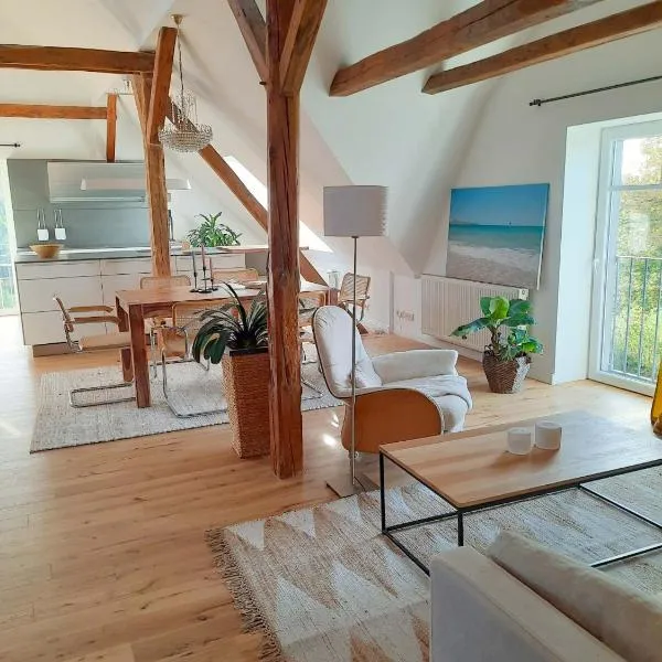 Luxuriöses Loft mit schönem Blick, hotel v destinaci Tremsbüttel