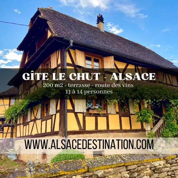 Gîte Le Chut - Piscine chauffée - 11 à 14 personnes, hotel en Rangen