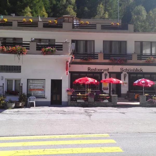 Pension Schönblick, hotel v destinaci Saas-Grund