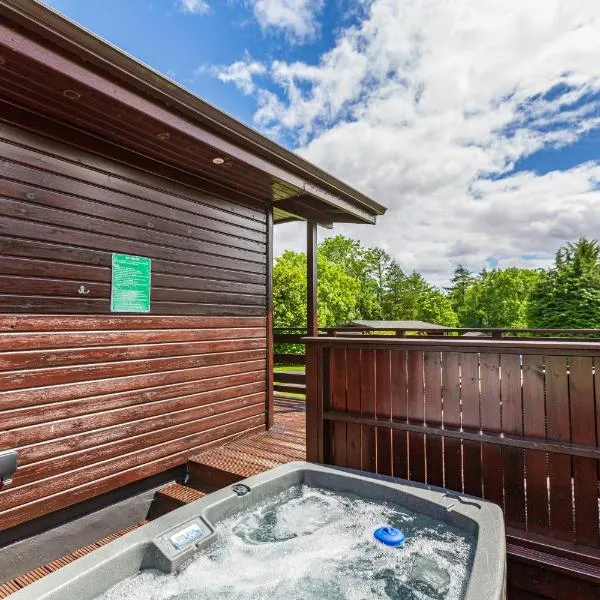 Bluebell Lodge 9 with Hot Tub, hotel v destinaci Newton Stewart