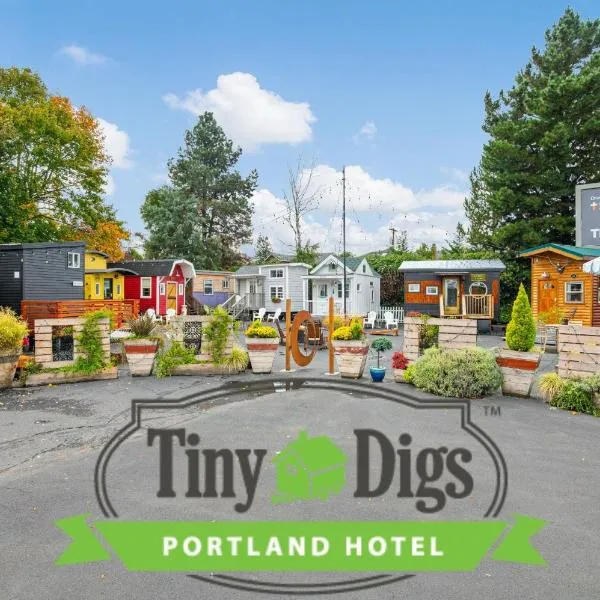 Tiny Digs - Hotel of Tiny Houses、ポートランドのホテル
